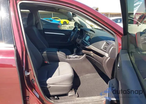 2017 Toyota Highlander Le из США, поврежденный, VIN 5TDZZRFH1HS228175